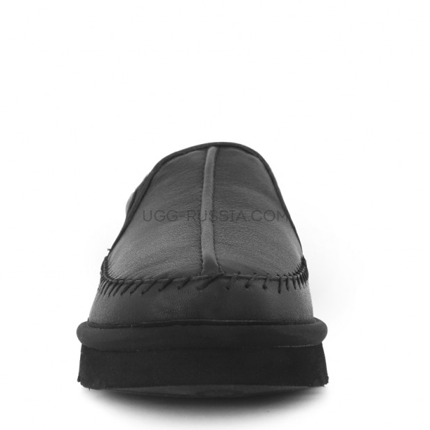 UGG Stitch Slip On Black Metal