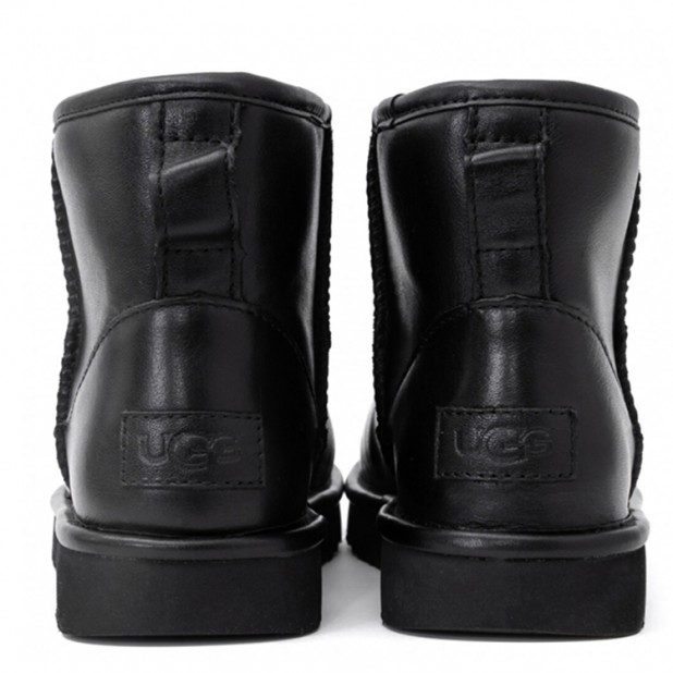 UGG Classic Mini II Black Leather