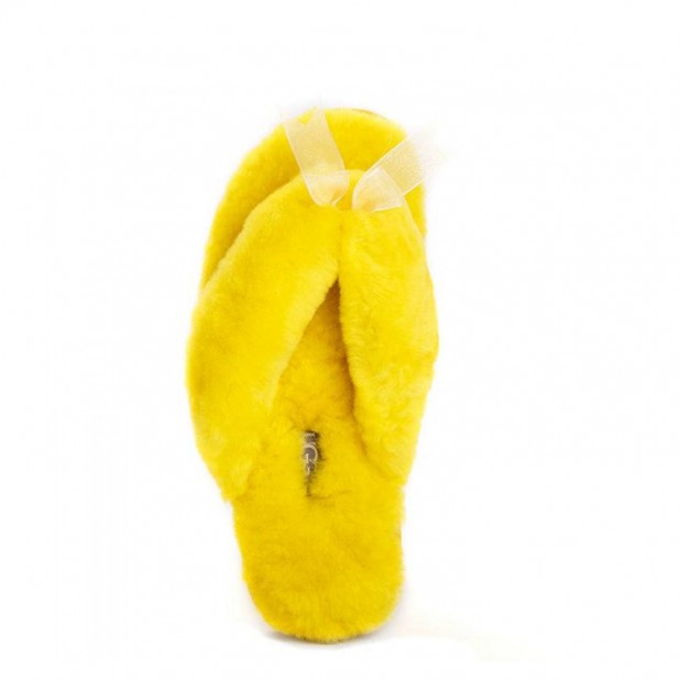 UGG Fluff Flip Flop II Yellow