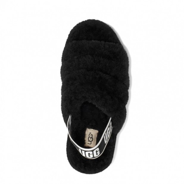 UGG Fluff Yeah Slide Black