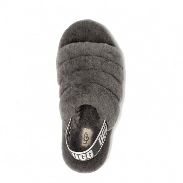UGG Fluff Yeah Slide Grey