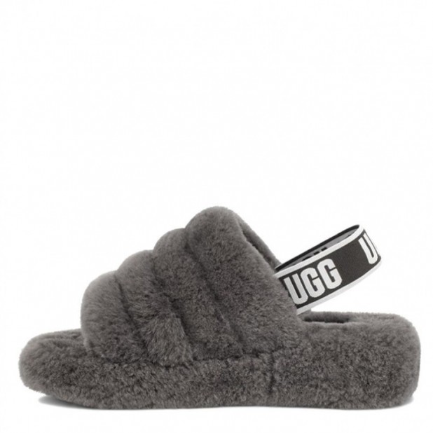 UGG Fluff Yeah Slide Grey