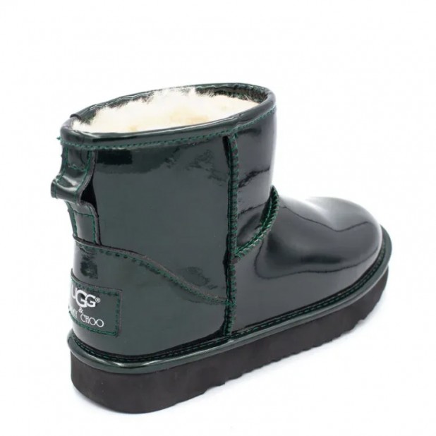UGG Jimmy Choo Mini Patent II Green