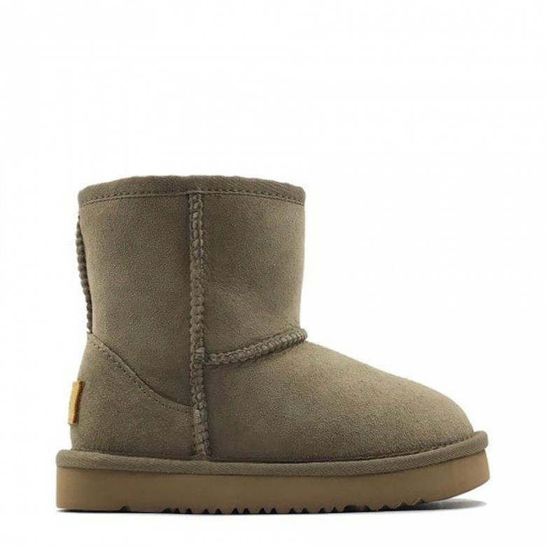 UGG Kids Classic Short II Khaki