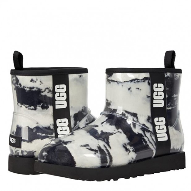 UGG Kids Clear Classic Mini II Marble Black
