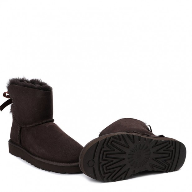 UGG Kids Mini Bailey Bow Chocolate