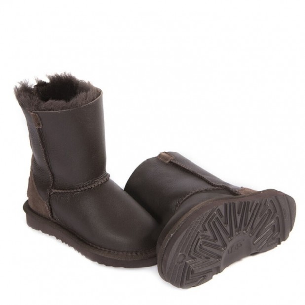 UGG Kids Zip Metallic Chocolate