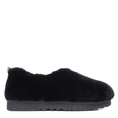 Hailey Fluff Slippers Black