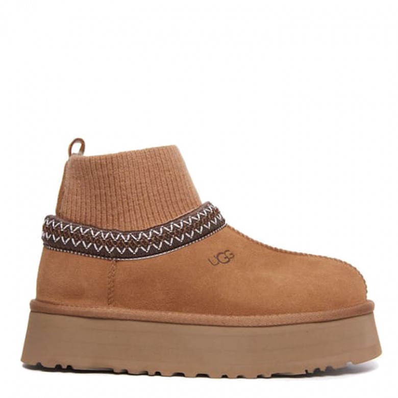 UGG Tazz Knit Platform Chestnut
