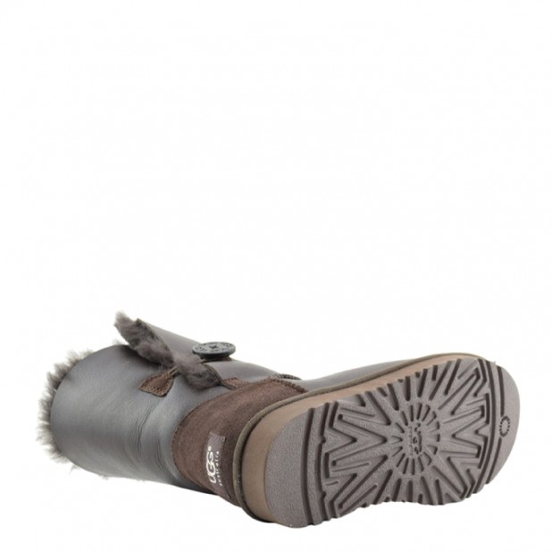 UGG Bailey Button Metallic Chocolate