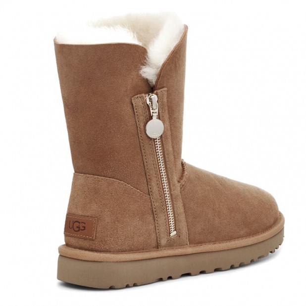 UGG Bailey Zip Short Chestnut