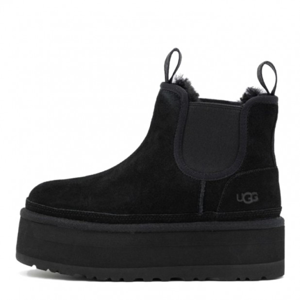 UGG Neumel Platform Chelsea Black