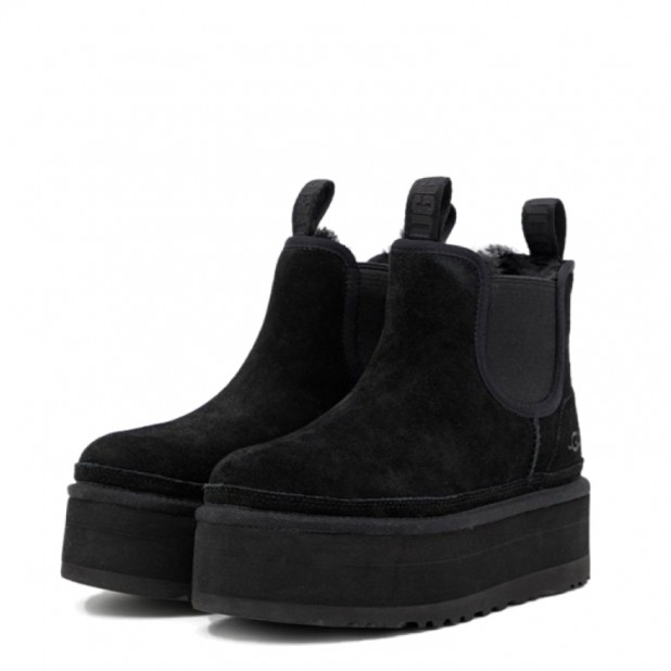UGG Neumel Platform Chelsea Black