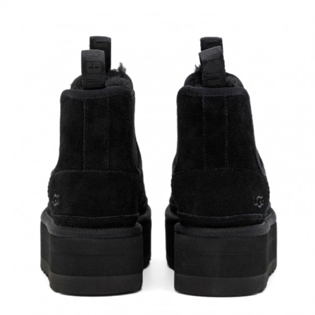 UGG Neumel Platform Chelsea Black