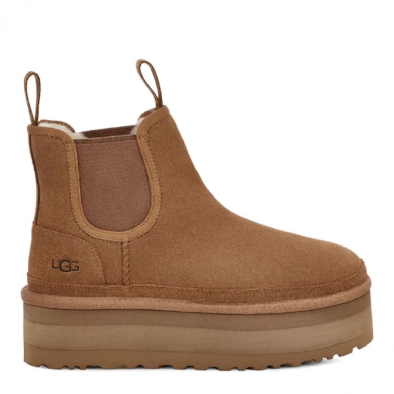 UGG Neumel Platform Chelsea Chestnut