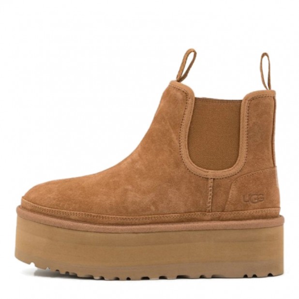 UGG Neumel Platform Chelsea Chestnut