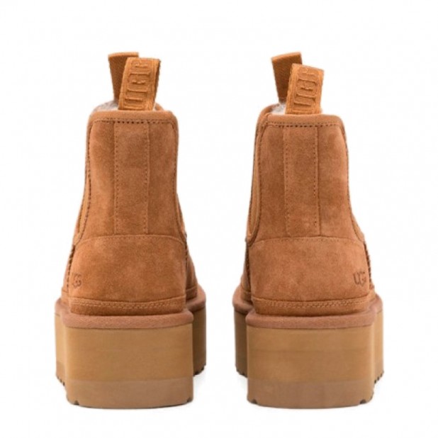 UGG Neumel Platform Chelsea Chestnut