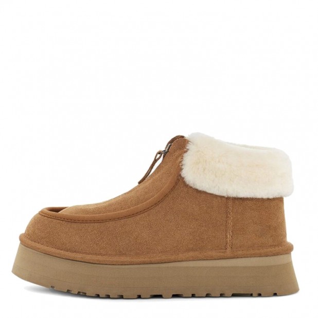 UGG Funkette Platform Boots Chestnut