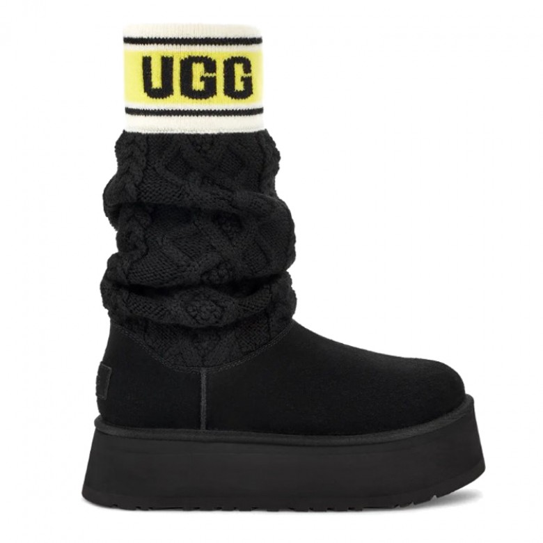 UGG Classic Sweater Letter Black