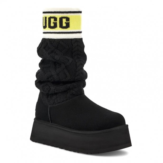 UGG Classic Sweater Letter Black