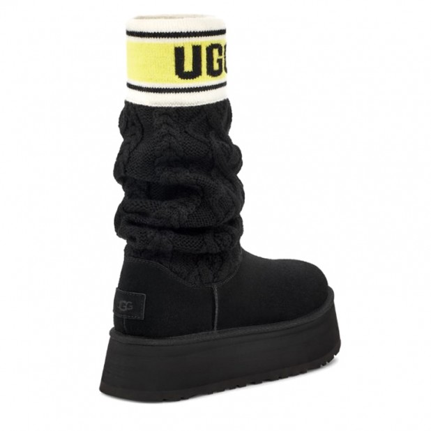 UGG Classic Sweater Letter Black