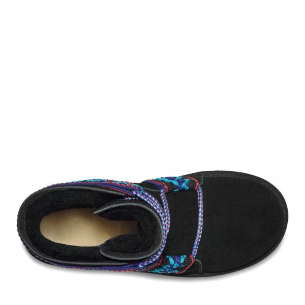 UGG Classic Mini II Braid Platform Black