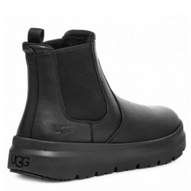 UGG Men's  Burleigh Chelsea Leather Black