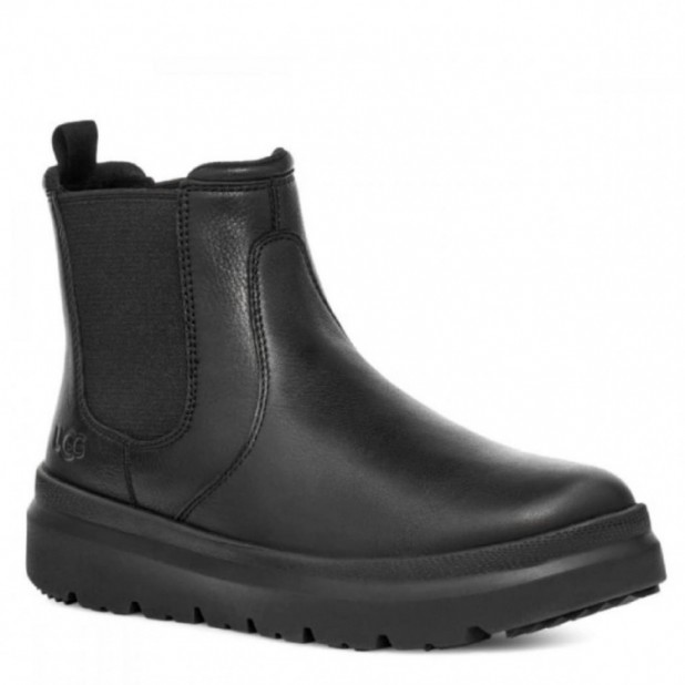 UGG Men's  Burleigh Chelsea Leather Black