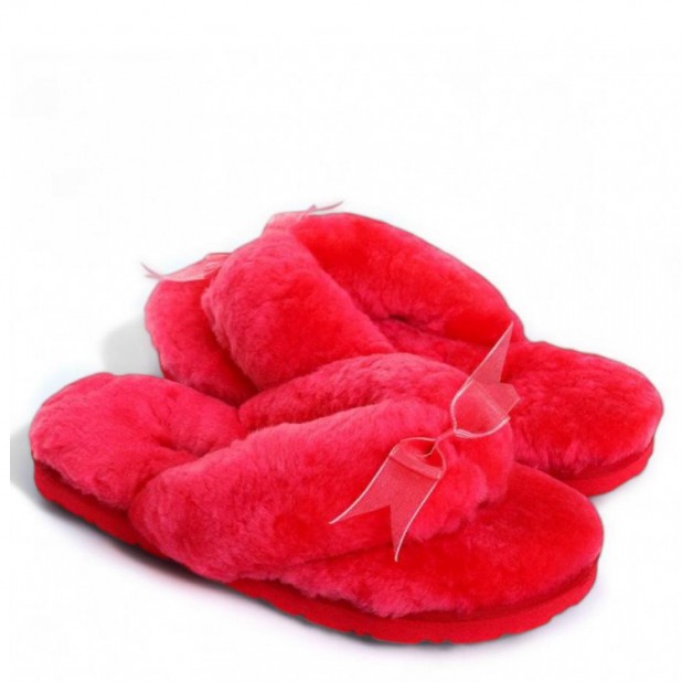 UGG Fluff Flip Flop II Watermelon Red