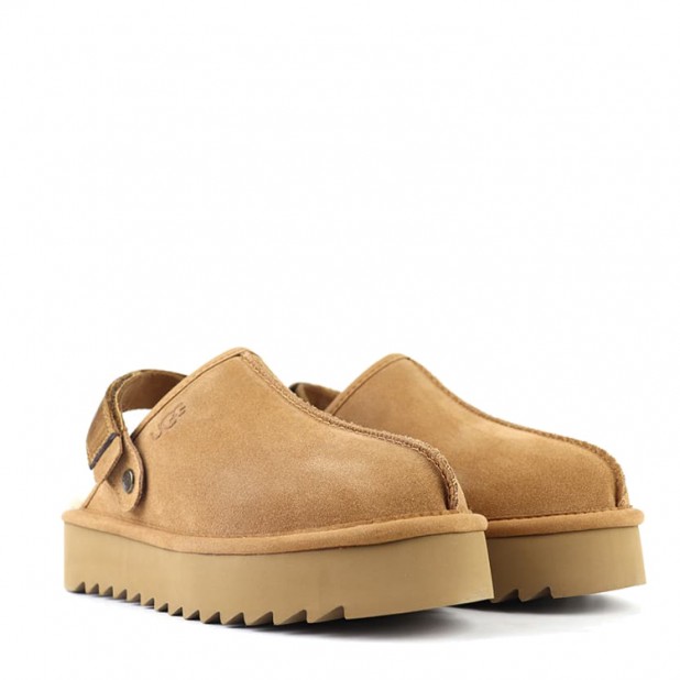 UGG Goldenstar Clog Platform Chestnut