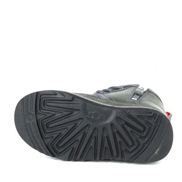 UGG KIDS Classic Neumel II ZIP Leather Grey