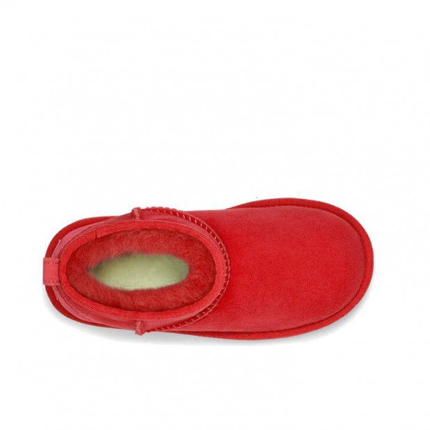 UGG Kids Classic Ultra Mini Samba Red
