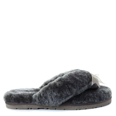 Fluff Flip Flop Grey