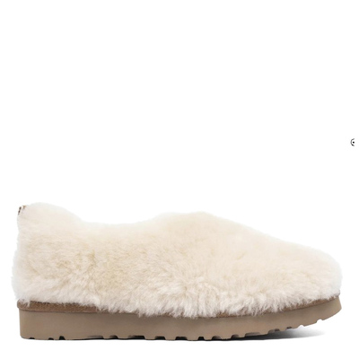 Hailey Fluff Slippers Natural