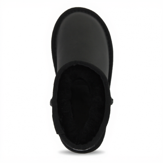 UGG KIDS Classic Short Metallic Black