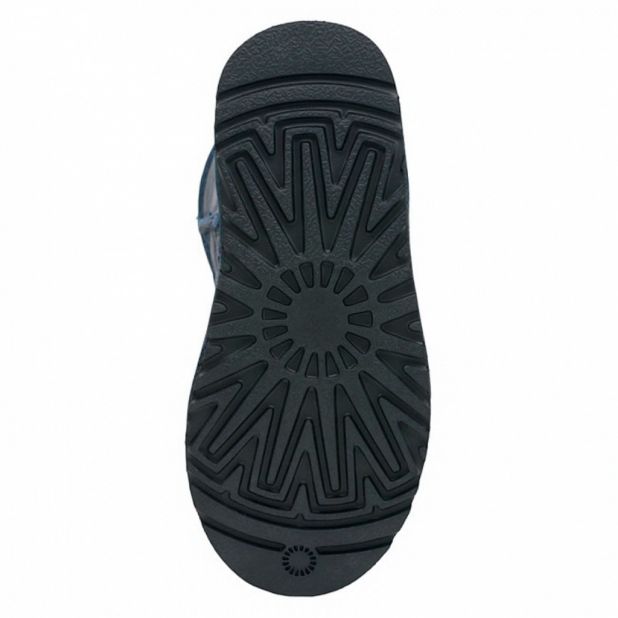 UGG KIDS Classic Short Metallic Navy