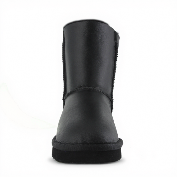 UGG Classic Short ZIP Metallic Black