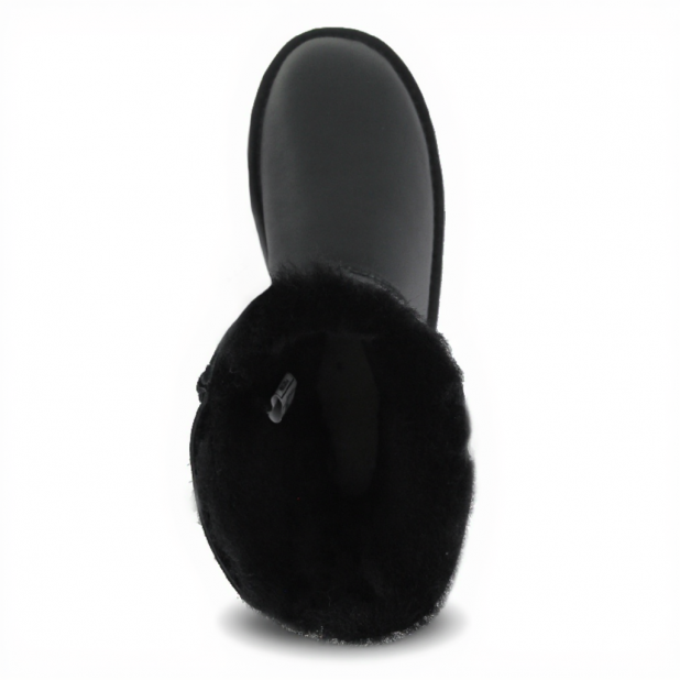 UGG Classic Short ZIP Metallic Black