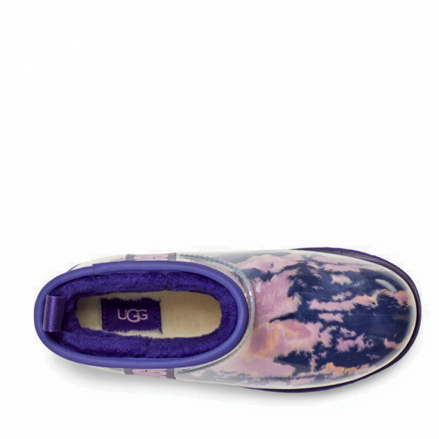 UGG KIDS Classic Clear Mini Marble Violet Night