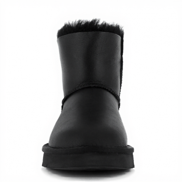 UGG KIDS Classic Short Metallic Black