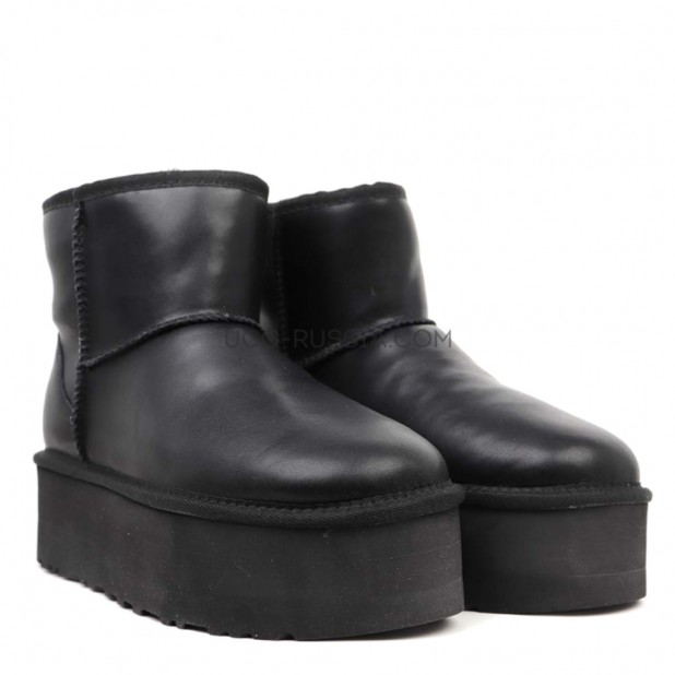 UGG Classic Mini Platform Leather