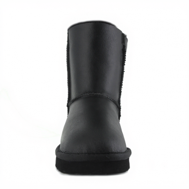 UGG Classic Short ZIP Metallic Black