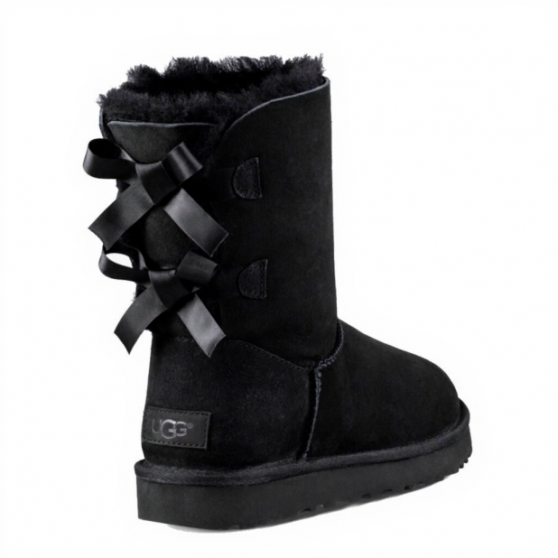 UGG KIDS Bailey Bow Black