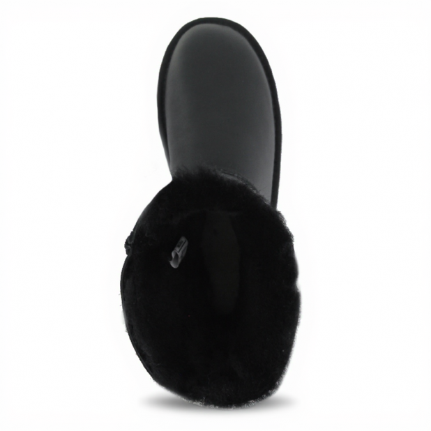 UGG Classic Short ZIP Metallic Black