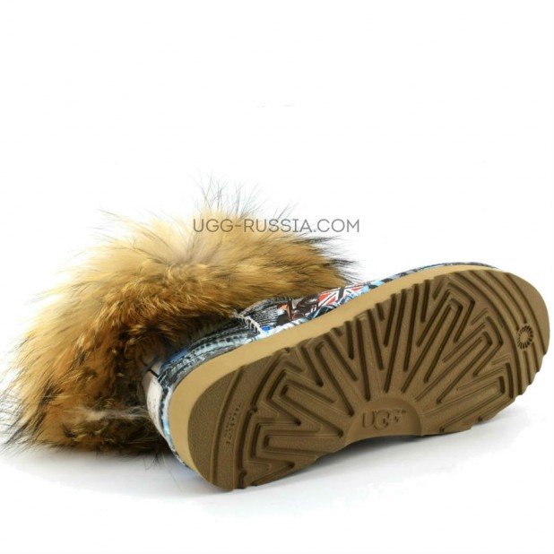 UGG Jimmy Choo Travel Fox Lodge Blue