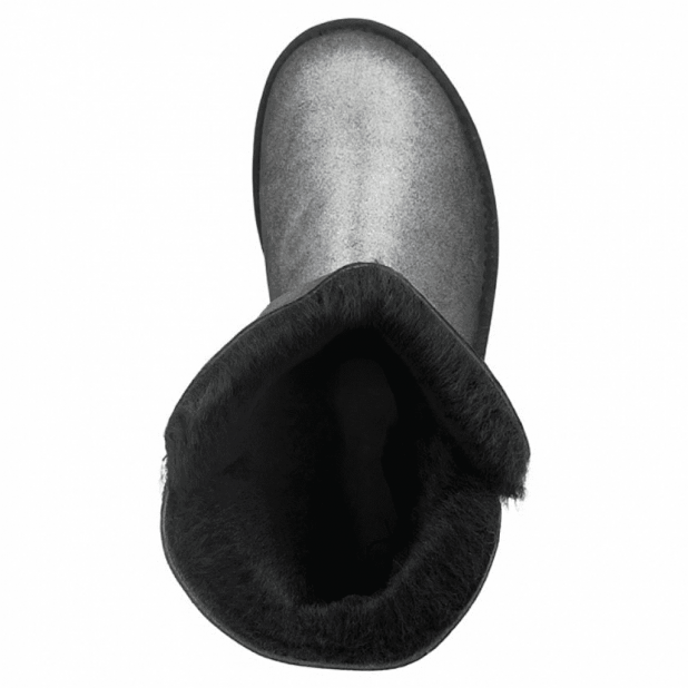 UGG Bailey Button Bling Glitter Black