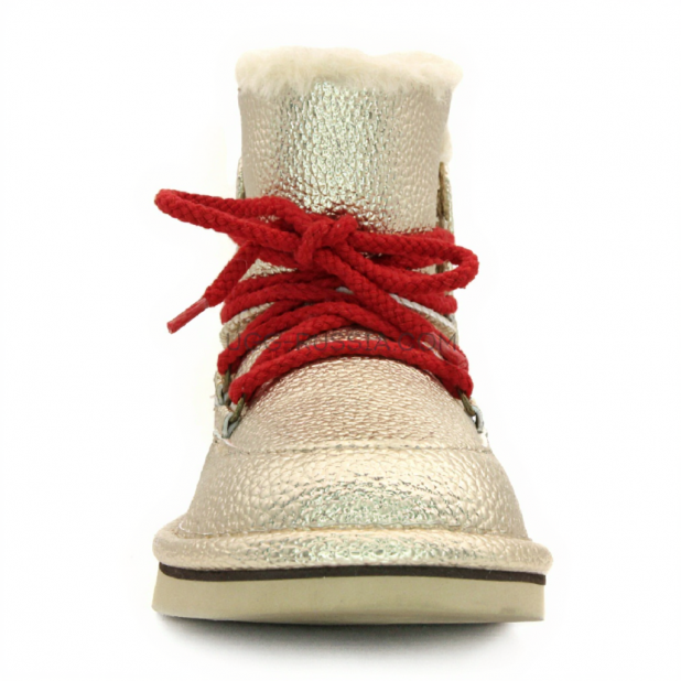 UGG Jimmy Choo Louge  Leather Gold Mini