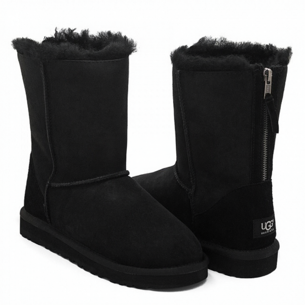UGG Classic Short ZIP Black