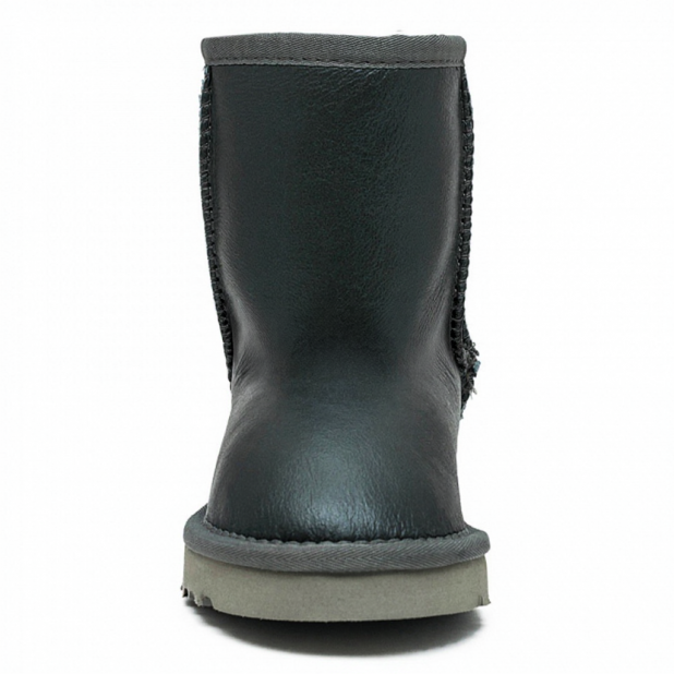 UGG KIDS Classic Short Metallic Grey
