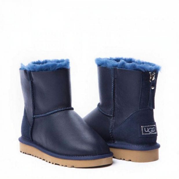 UGG Classic Mini Metallic Navy